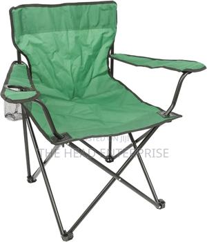 Jungle Green Foldable Seat With a Tumpler Holder - thumbnail 2