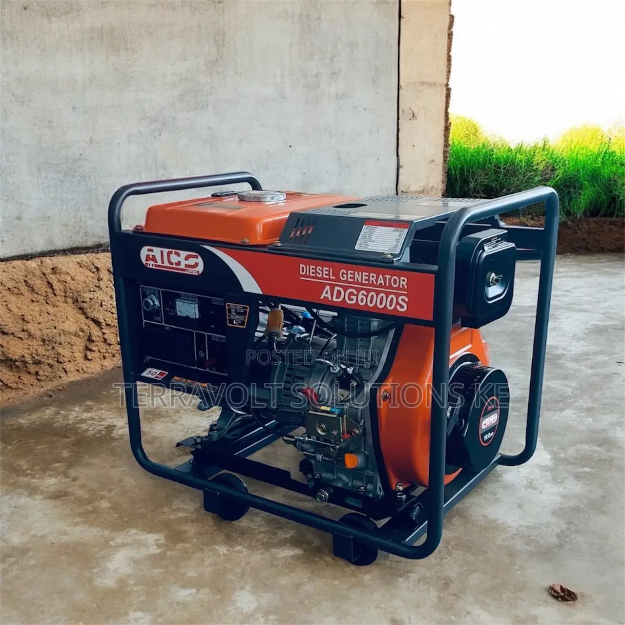 7.5 Kva Heavy Duty Aico Adg6000s Diesel Generator Electric Start