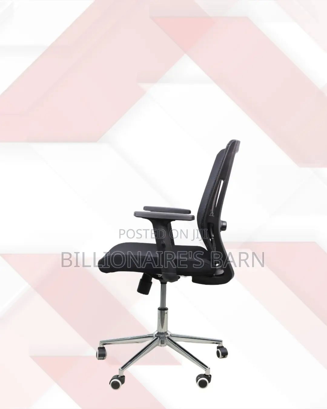 The Barn Origin Mid-back Chrome Chair | Sleek Design, Strong Build