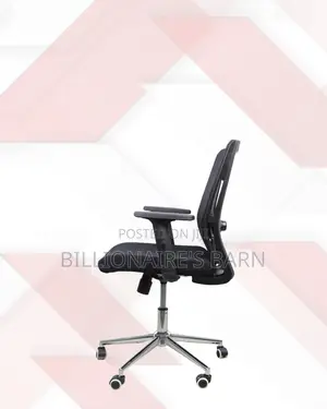 The Barn Origin Mid-back Chrome Chair | Sleek Design, Strong Build