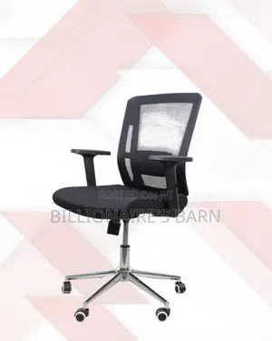 The Barn Origin Mid-back Chrome Chair | Sleek Design, Strong Build