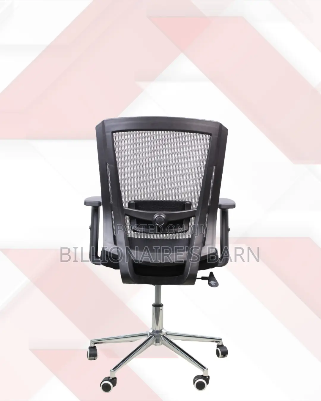 The Barn Origin Mid-back Chrome Chair | Sleek Design, Strong Build
