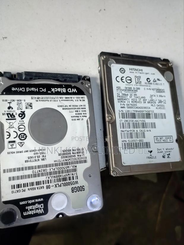 500 Gb Laptop Wd 2.5 Hard Drives