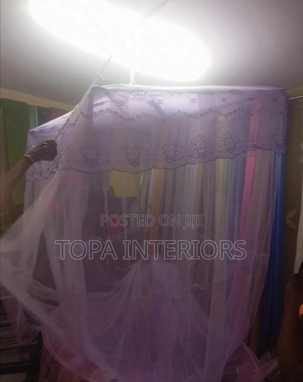 Long Height Square Top Mosquito Nets for Double Decker Bednets - main view