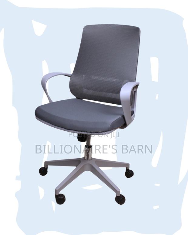 Office Grey Mesh Restocked! Chair | Order Yours Today - thumbnail 3