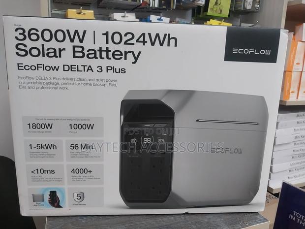 Ecoflow Delta 3 Plus Portable Power Station.
