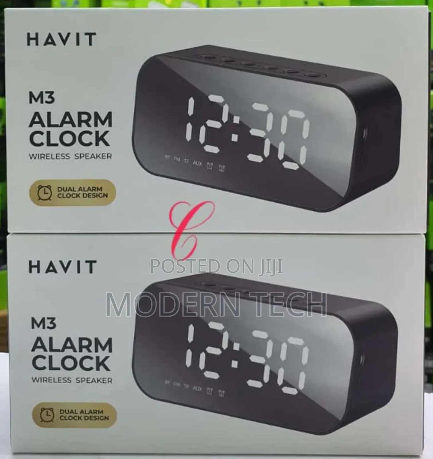 Havit Hv-M3 Multi-Function Digital Portable Alarm Clock Speaker