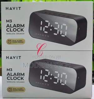 Havit Hv-M3 Multi-Function Digital Portable Alarm Clock Speaker