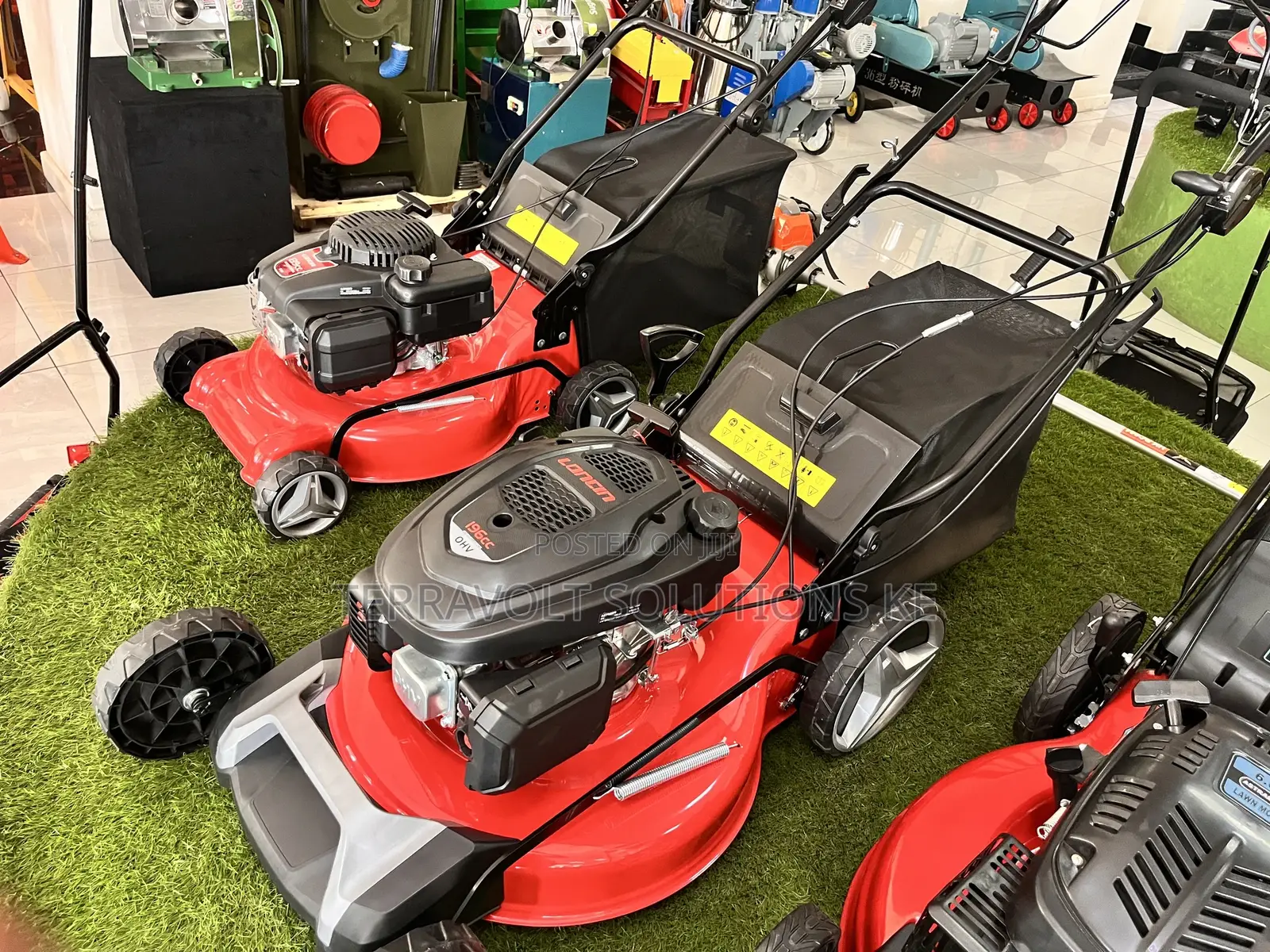21 Inch Heavy Duty Loncin 196cc Petrol Lawn Mower-Self-Propelled