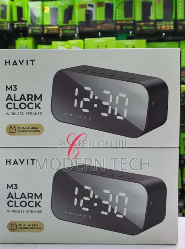 Havit M3 Alarm Clock Wireless Speaker - main view