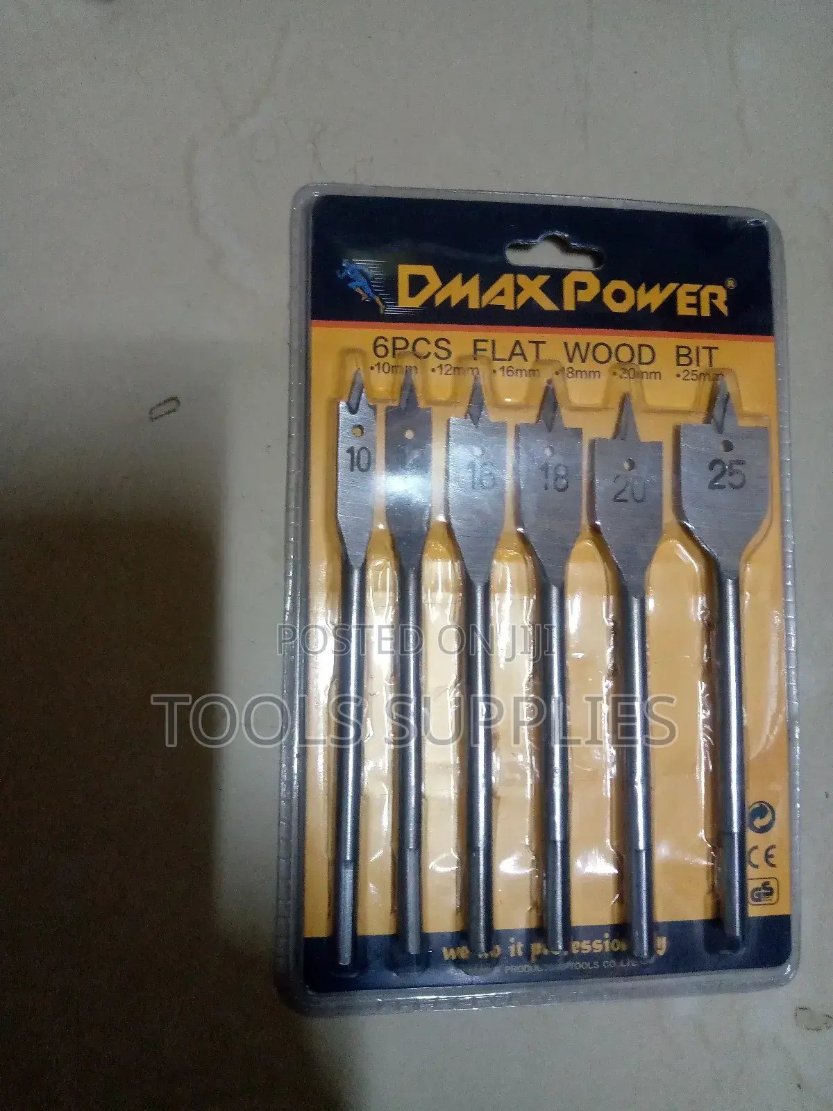 6 PCS Flat Wood Bit