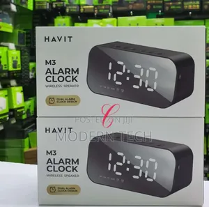 Havit Hv-M3 Multi-Function Portable Alarm Clock Bluetooth Speaker