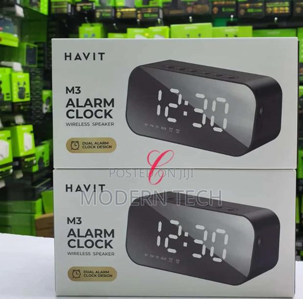 Havit Hv-M3 Multi-Function Portable Alarm Clock Bluetooth Speaker - main view