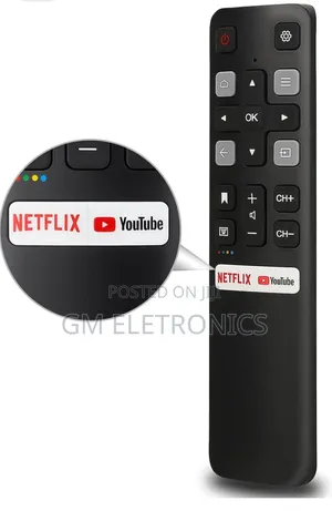 Universal TCL Replacement Remote With Silicon Case Batteries.