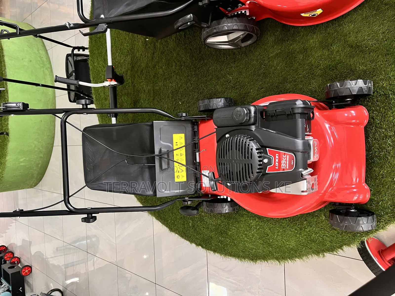 139 Cc Loncin Hand Push Petrol 18 Inch Petrol Lawn Mower
