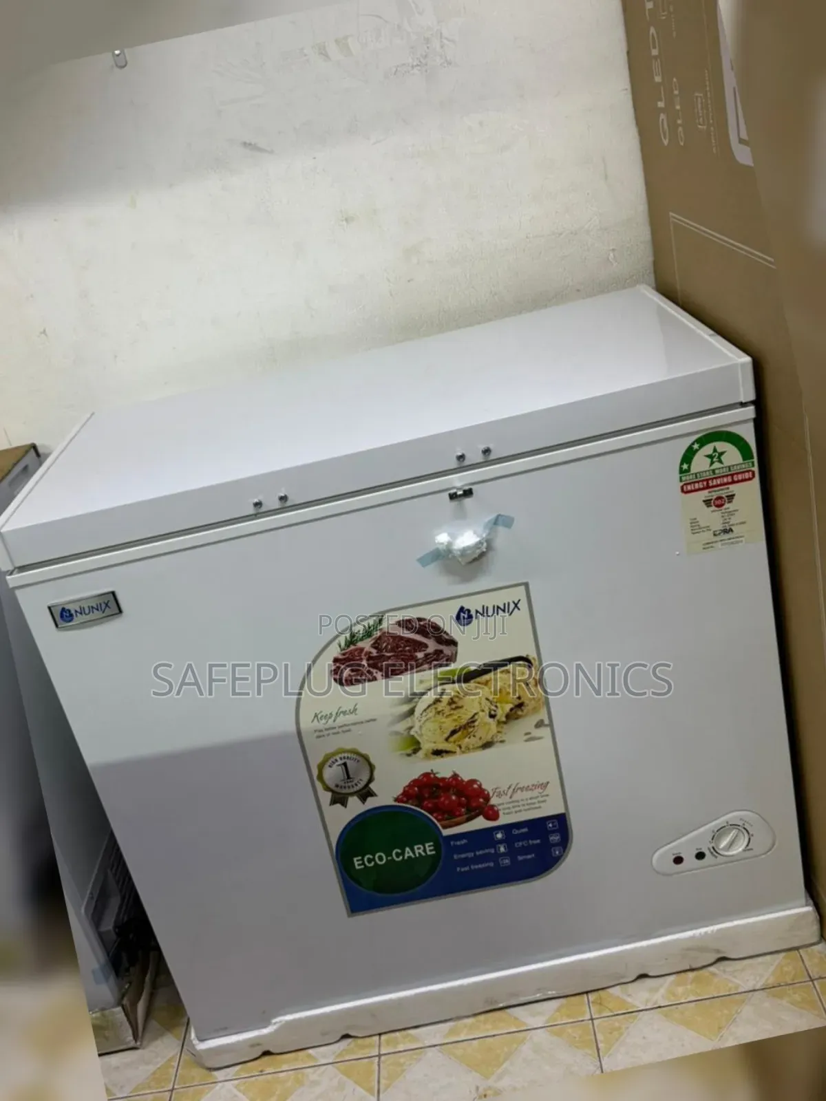 Nunix 200l Deep Freezer - Lockable Lid, 5-Year Warranty!"