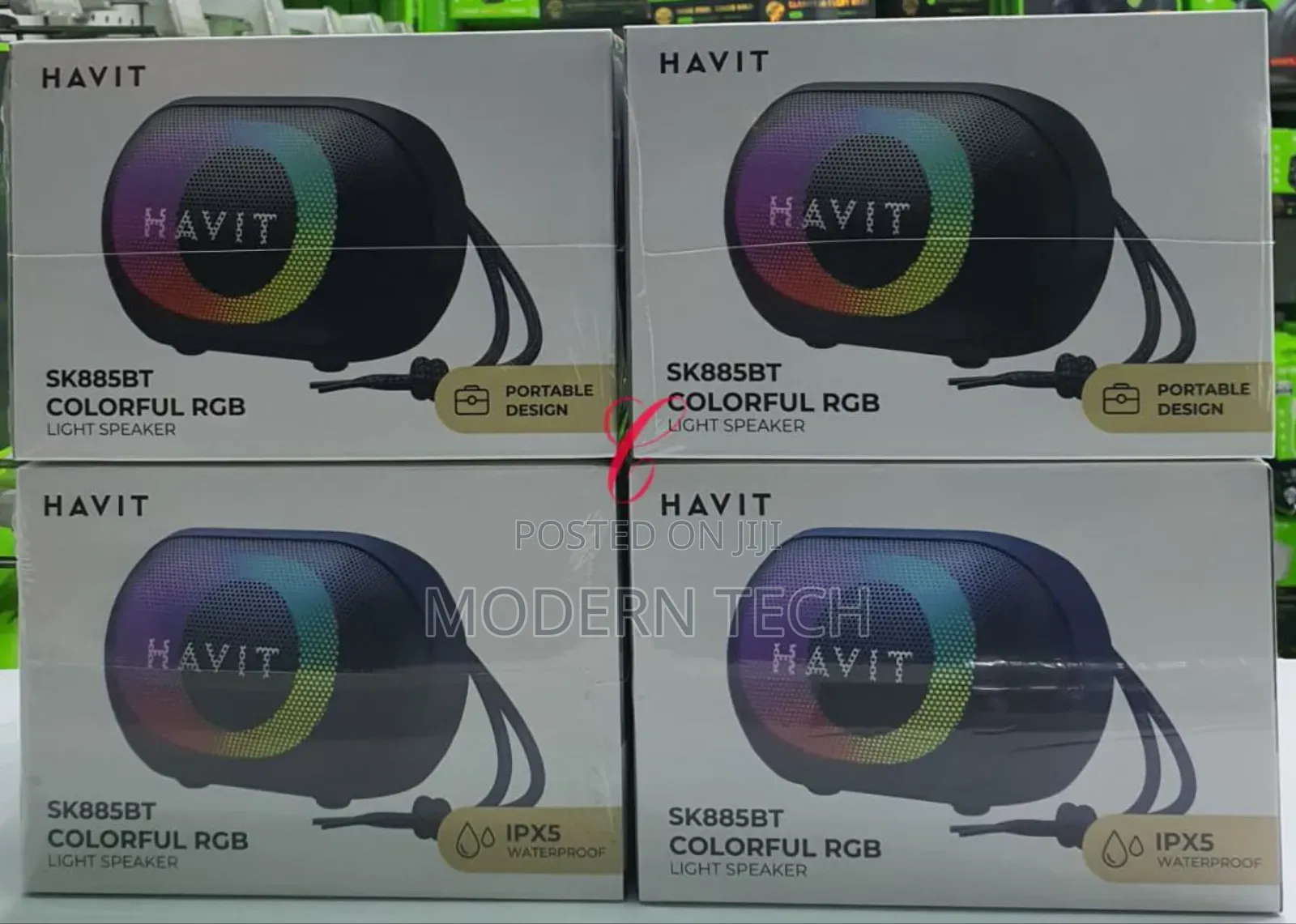 Havit Sk885bt Colourful RGB Light 8w Speaker 