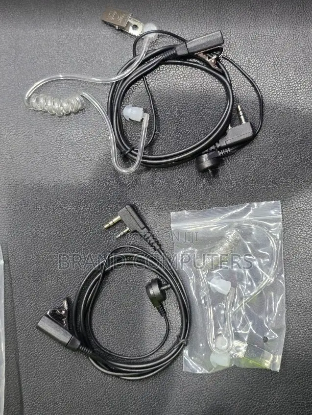 Clear Tube Fbi Style Headset for Baofeng Walkie Talkie With Mic