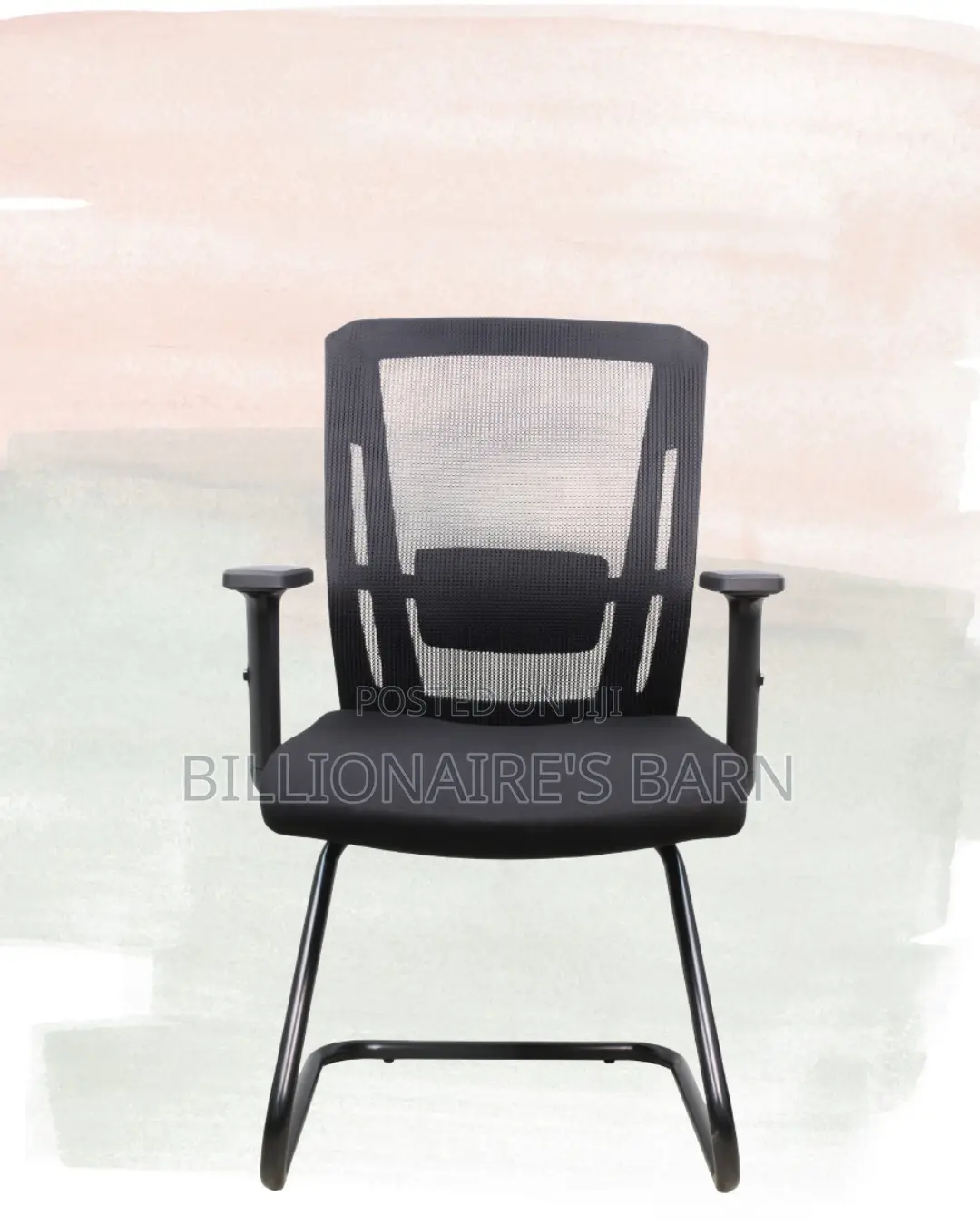Sturdy Office Guest Chair | Neat Finish, Comfortable Padding