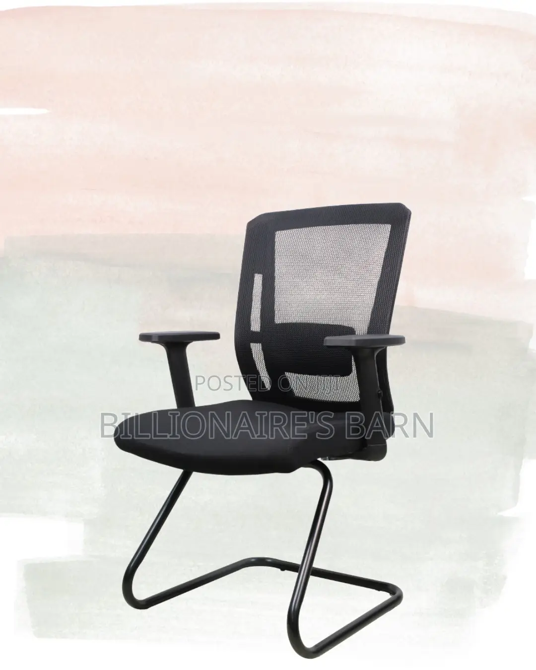 Sturdy Office Guest Chair | Neat Finish, Comfortable Padding