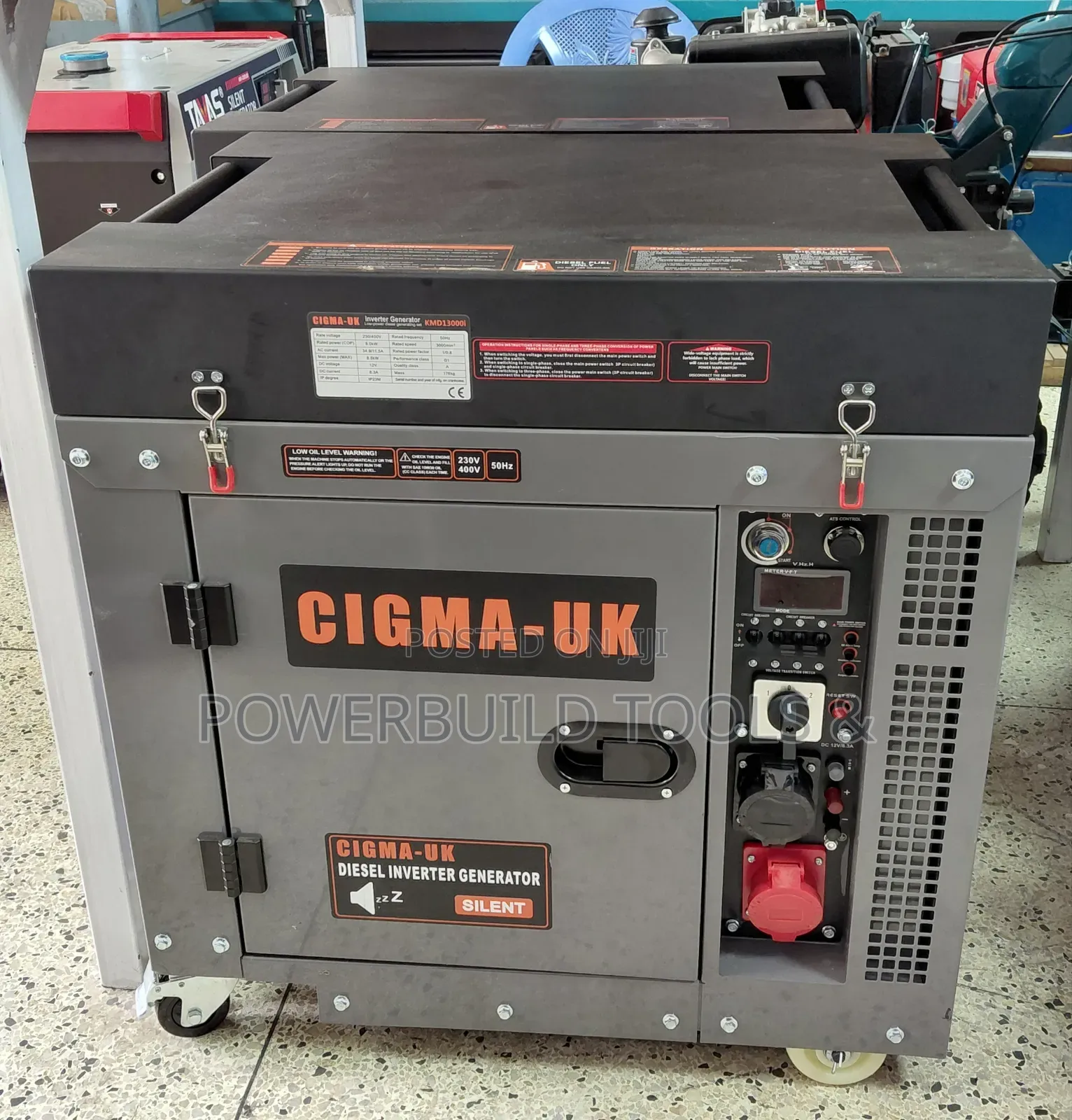 Cigma Uk 8kva Silent Diesel Inverter Generator