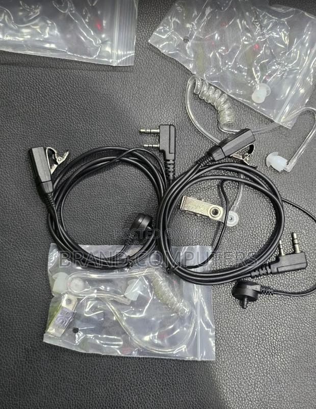 Coiled Clear Tube Fbi Earphones Earpiece for Walkie Talkie Baofeng