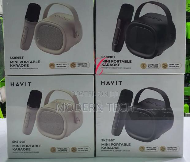 Havit Sk819bt Mini Portable Karaoke Bluetooth Speaker With Microphone - main view
