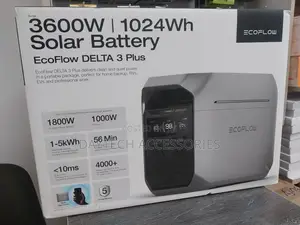 Ecoflow Delta 3 Plus – Portable Power Station (1024wh, 1800w)