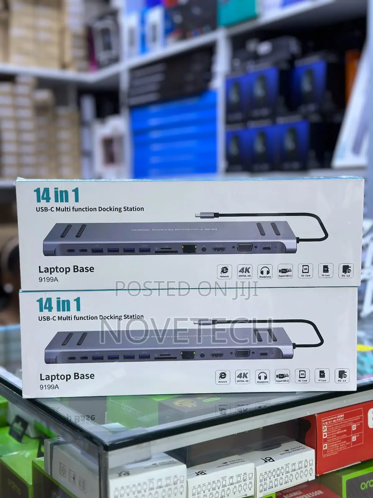 14 in 1 Usb C Docking Station,Macbook iPad Surface Pro Windows Laptop