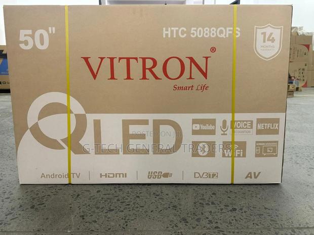 Vitron 50" Qled Smart Tv – Htc 5088qfs