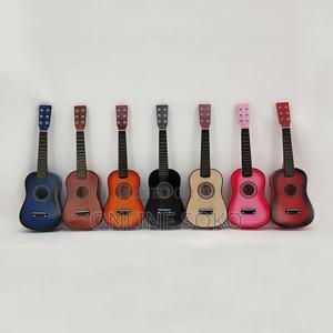 Kids Beginners 23" Acoustic 6 Stringed Acoustic Ukelele Guitar - thumbnail 2