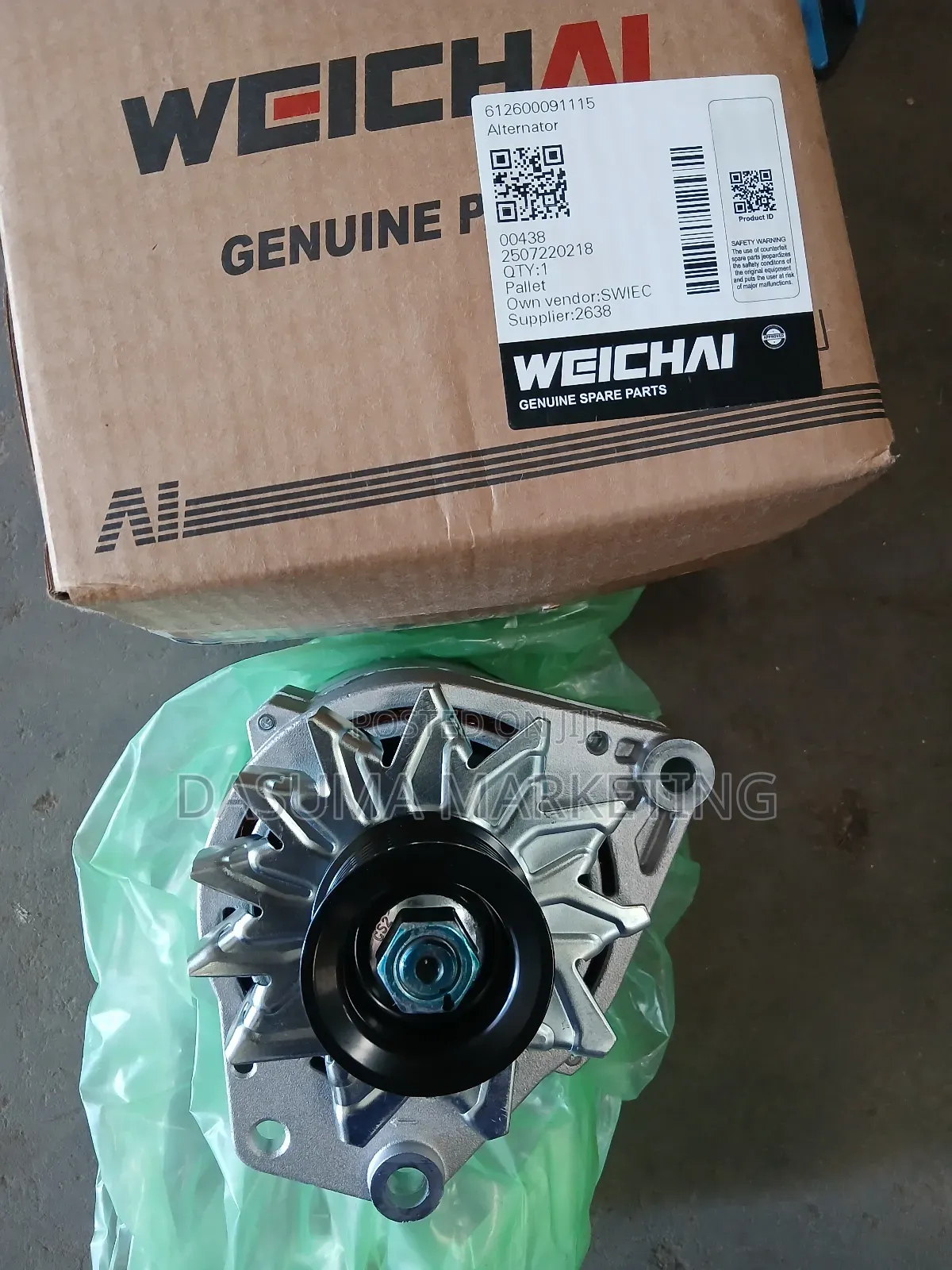 Weichai Alternator 