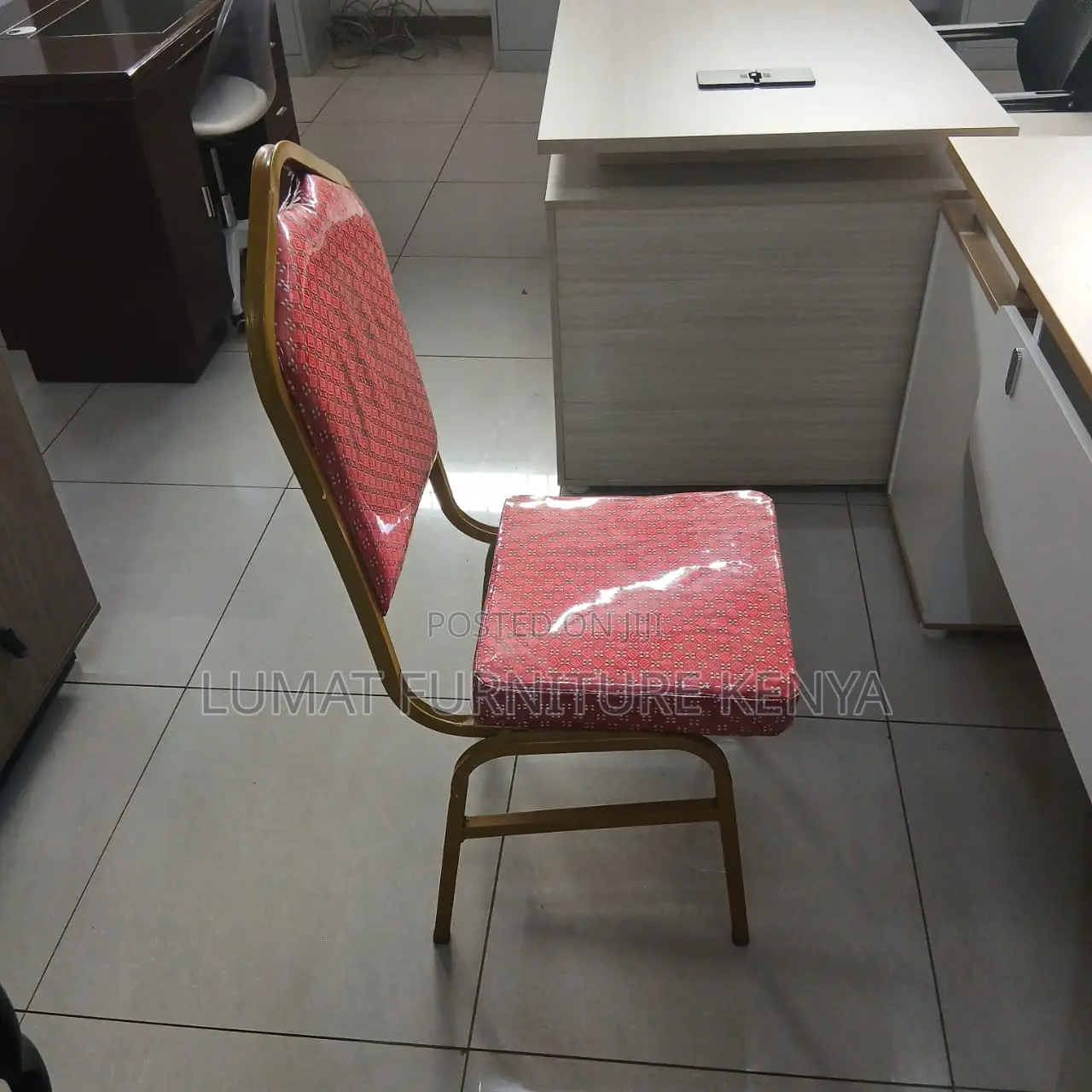 Red Banquet Conference/Visitors Modern Chair