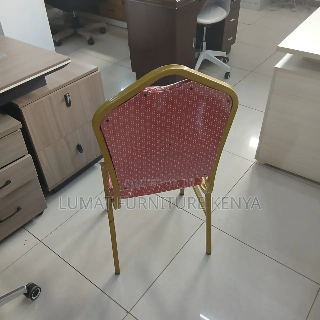Red Banquet Conference/Visitors Modern Chair