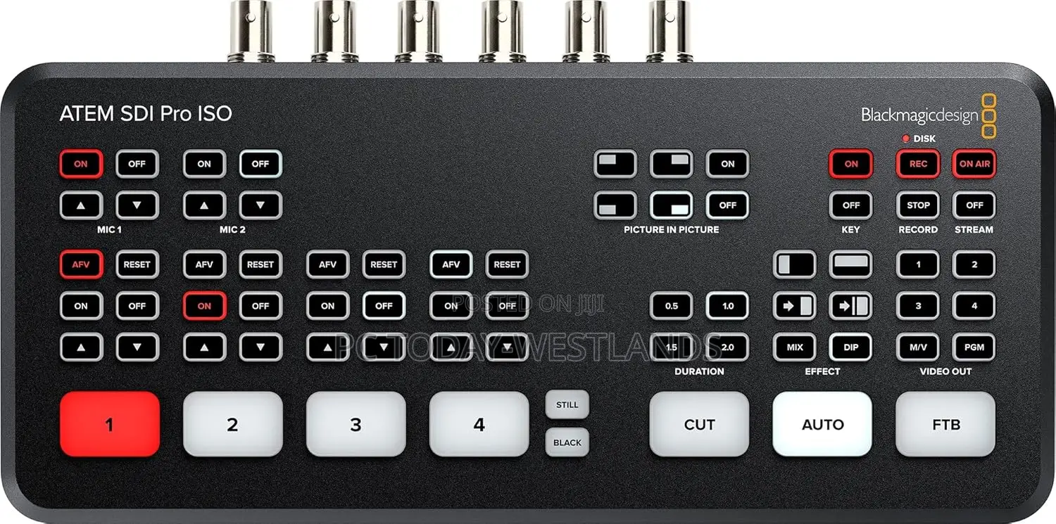 Blackmagic Design Atem Sdi Pro Iso Live Stream Switcher