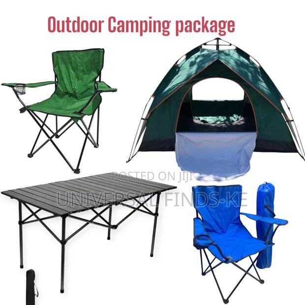 Outdoor Camping Package 2chair +1table +1-2persons Camping Tent