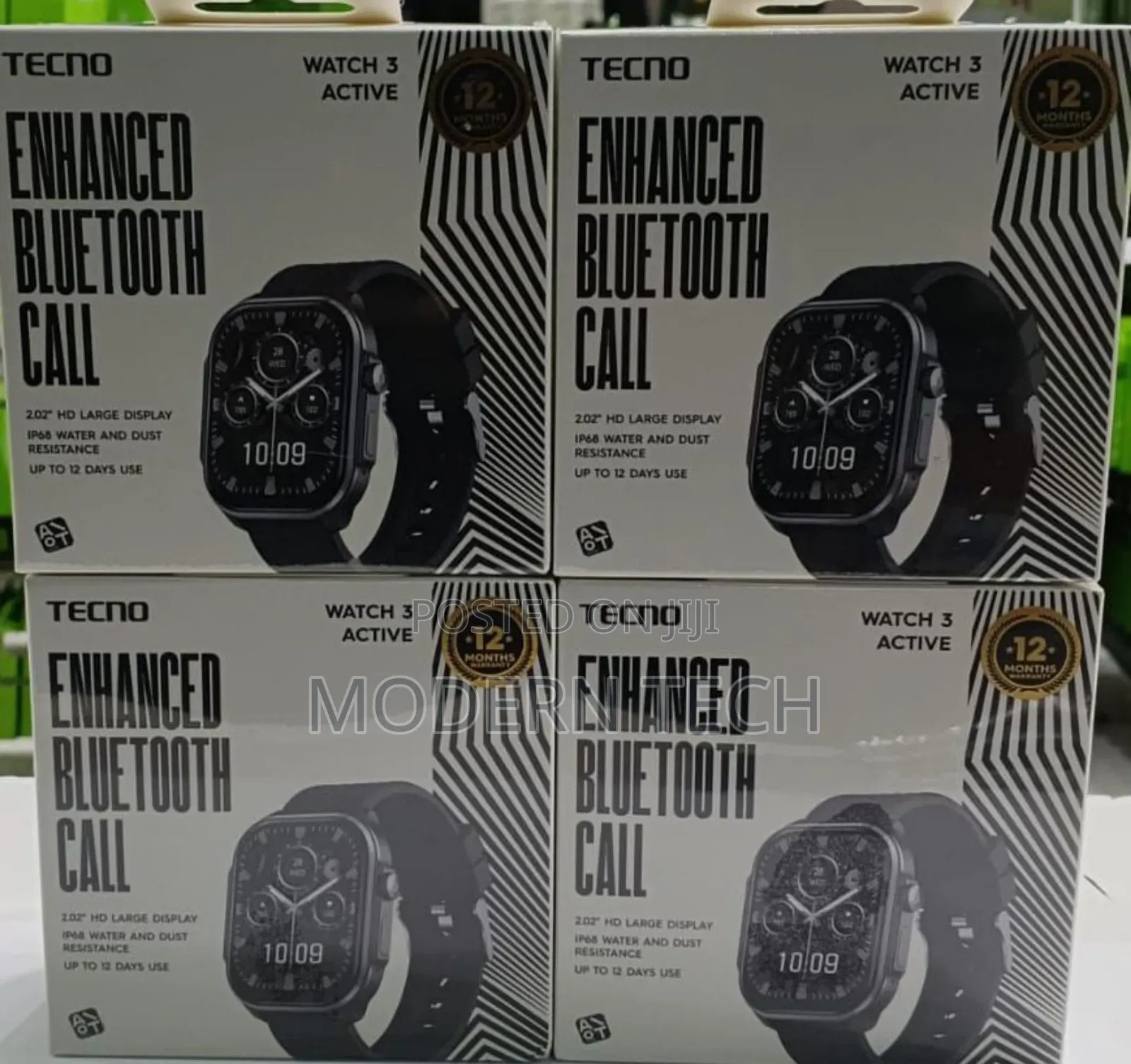 Tecno TSP-W03 Watch 3 Smart Watch, 1.39′′ Ip68 Bluetooth V5.3