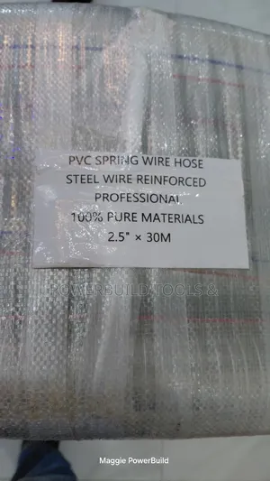 Reinforced Spring Wire Hose With Steel Wire 2.5" × 30metres