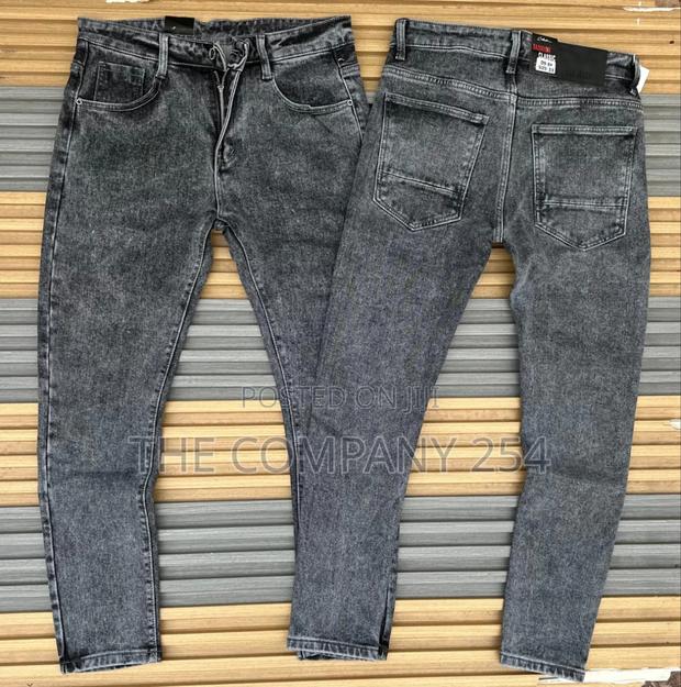 Quality Denim Slim Fit Casual Plain Mens Jeans - thumbnail 6