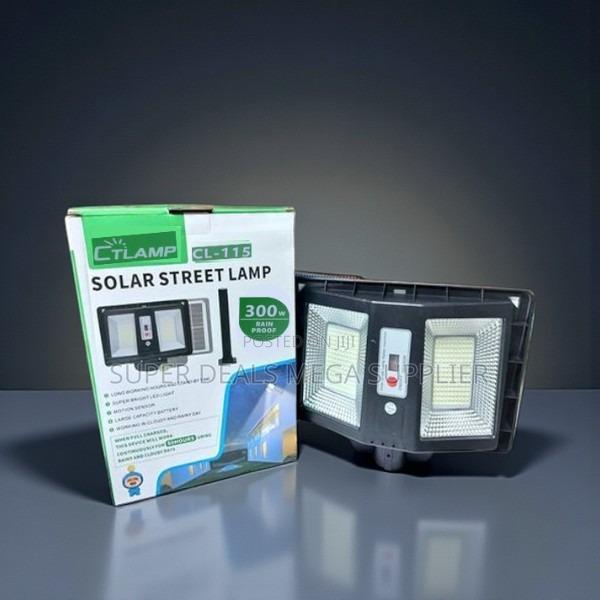 Ctlamp 300 Watts Outdoor Security Double Sided Led Solar Street Light