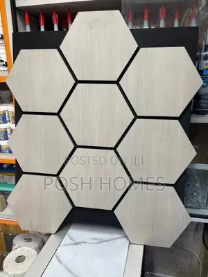 Noise Reduction Quality Hexagonal Acoustic Wood Panels