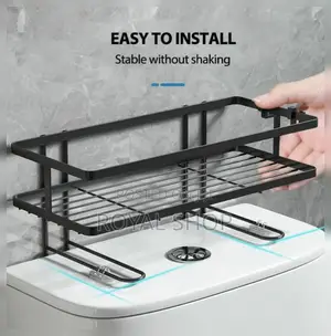 Single Layer Over the Toilet Rack