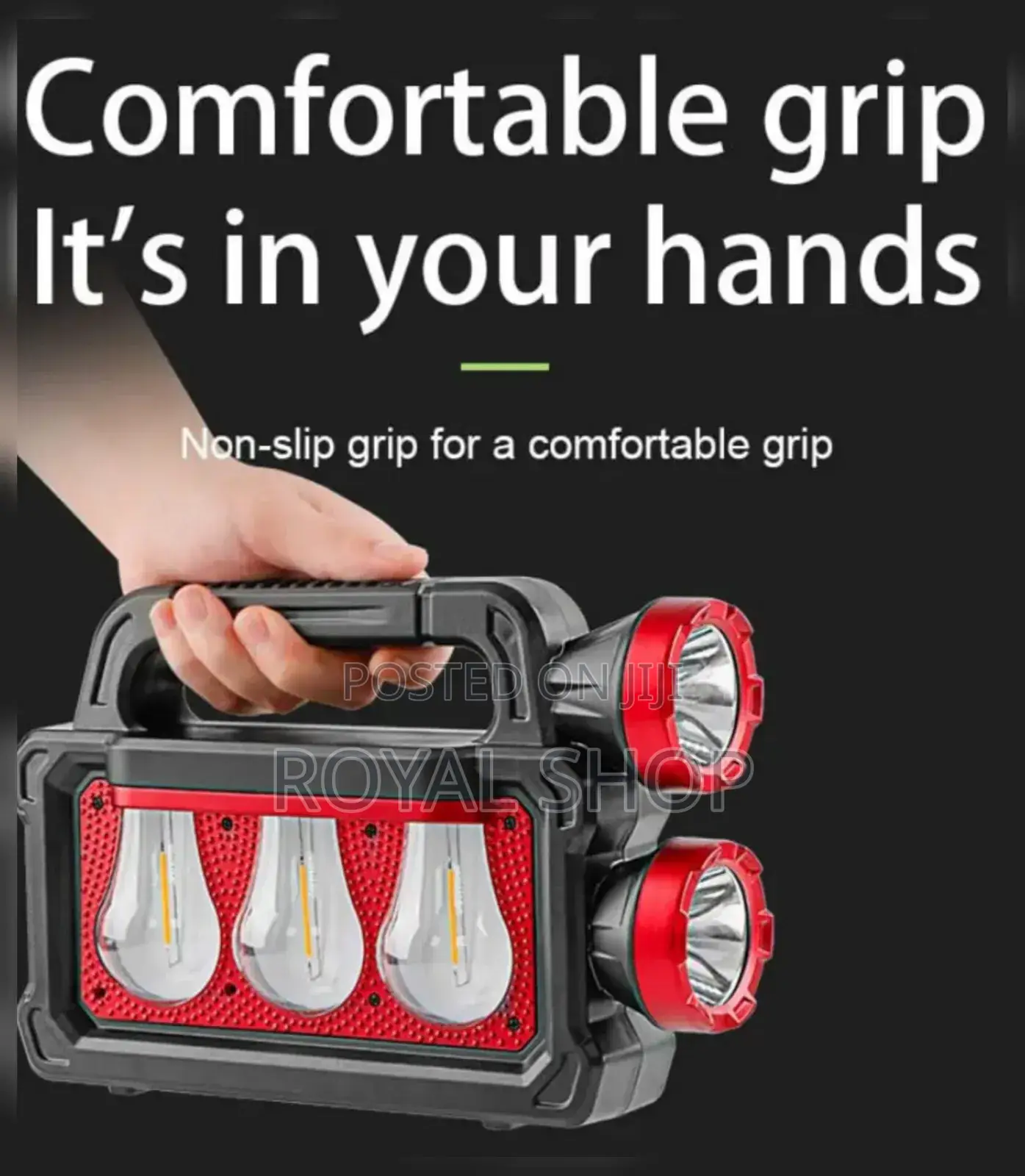 3 Bulb and 2 Led Flashlight