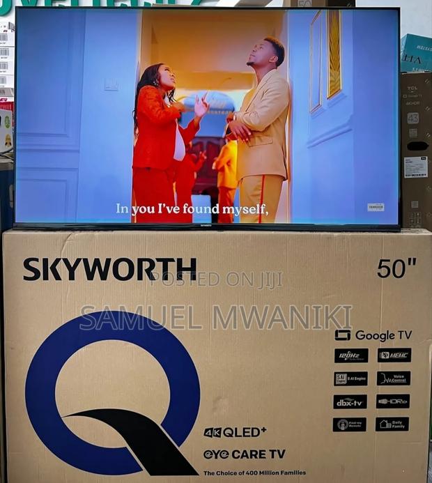 Skyworth 50′′ Uhd Qled Google Smart Tv Latest Model With Eye Care - thumbnail 3