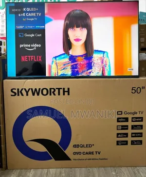 Skyworth 50′′ Uhd Qled Google Smart Tv Latest Model With Eye Care