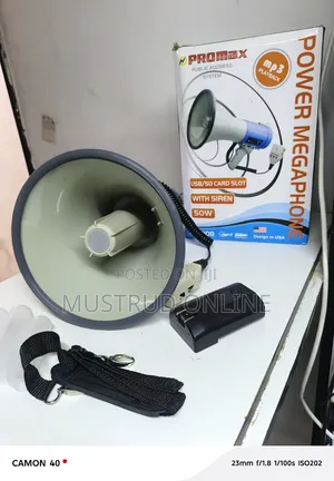 User Friendly Megaphone Speaker