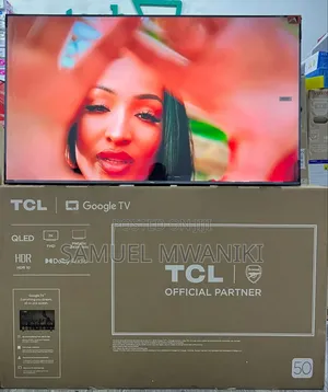 TCL 50" Qled Hdr10 Google Tv Voice Assistant New Model