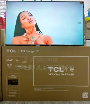 TCL 50" Qled Hdr10 Google Tv Voice Assistant New Model