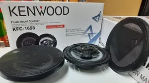 Kenwood KFC-1658 Flush Mount Speaker. 500w. 3-Way Car Door/Mid Range