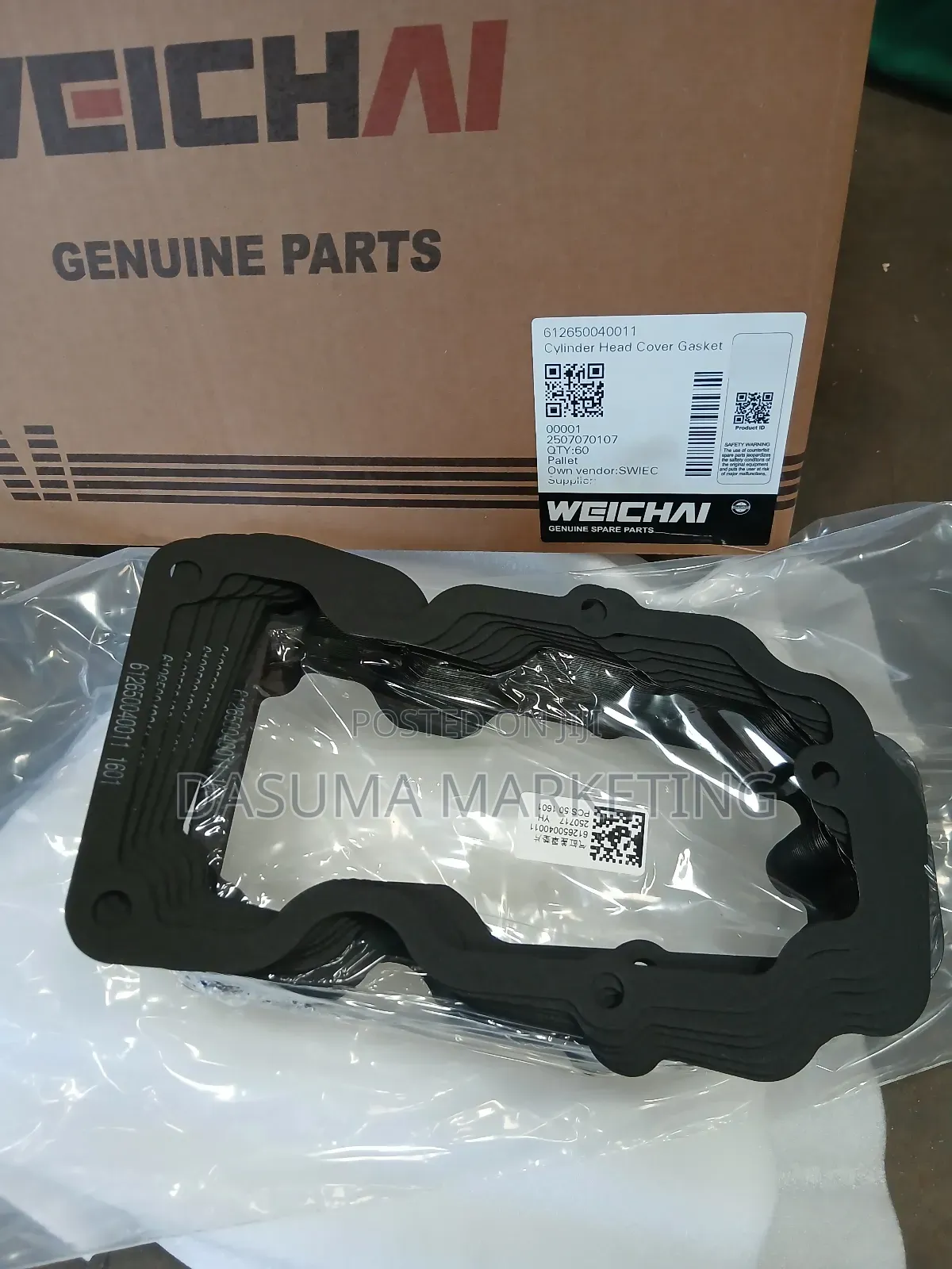 Weichai Cylinder Head Cover Gasket